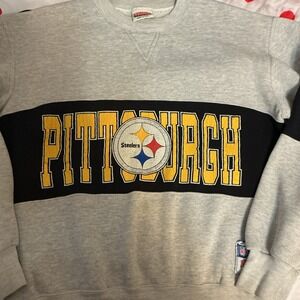 VINTAGE 90s NUTMEG PITTSBURGH STEELERS SWEATSHIRT SIZE MEDIUM